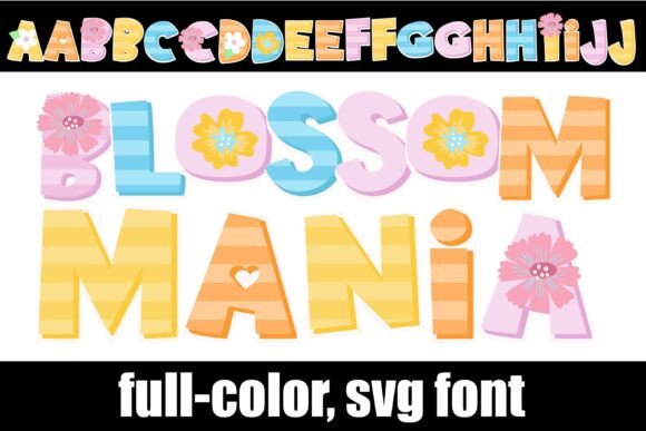 Blossom Mania: A Font That Brings Spring to Your Screen