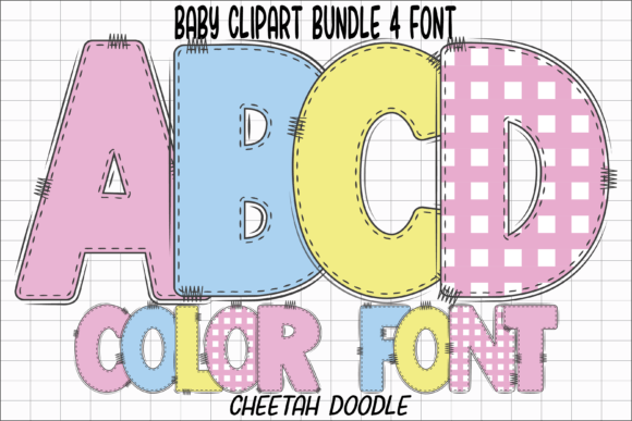 Designing with Joy: The Baby Clipart Typeface