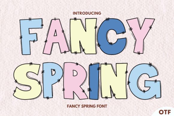 Fancy Spring: A Typeface for Vibrant Spring Designs
