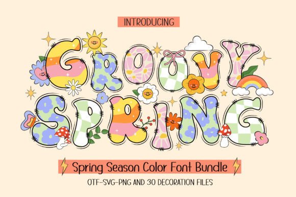 Groovy Spring: A Typeface Bursting with Seasonal Charm