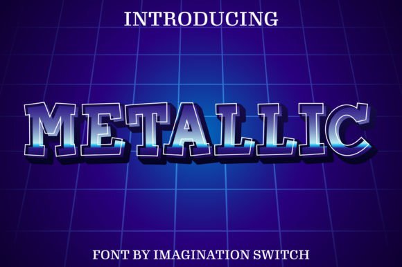 Metallic Font: The Creative Asset for Unforgettable Branding