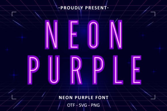 Neon Purple: More Than Just a Font, It's a Vibe
