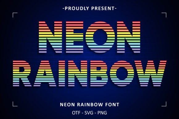 Neon Rainbow: Capturing the Electric Glow of Night
