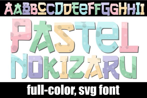 Pastel Nokizaru: Geometric Playfulness for Modern Design
