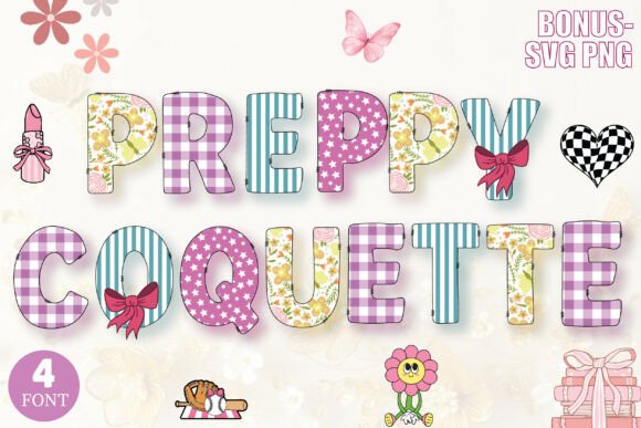 Preppy Coquette Decorative: Stylish Fonts for Modern Design
