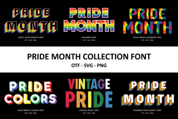 Pride Month Collection: 7 Fonts to Make Your Designs Celebrate