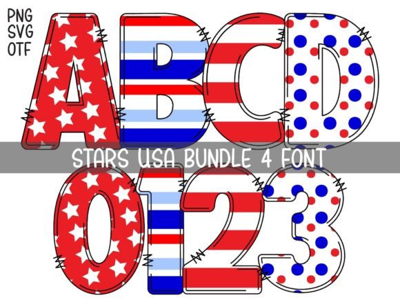 Stars Usa: The Playful Patriotic Typeface for Bold Projects