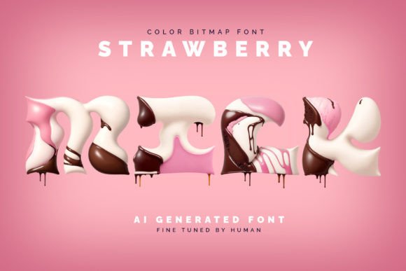 Strawberry Milk: A Sweet and Modern Typography Asset