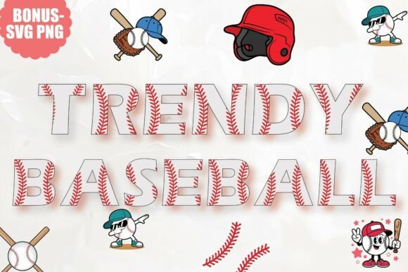 Trendy Baseball Font: A Bold Varsity Typeface for Modern Sporty Designs