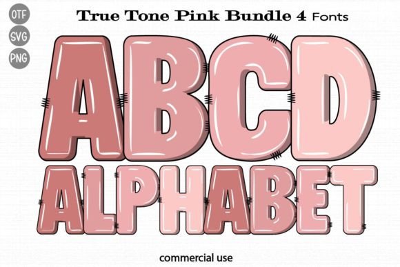True Tone Pink: A Bold Serif for Creative Impact