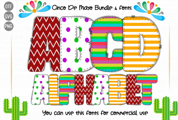 Unleash the Fiesta: Mastering the Cinco De Mayo Font Set