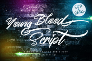 Young Blood: A Handwritten Font with Raw Energy